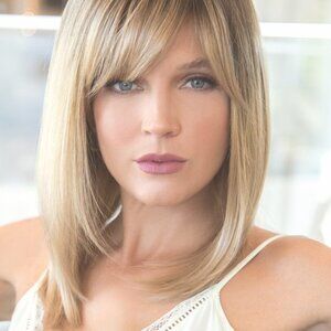 (NWT) Seville Synthetic Wig by Noriko Average Butter Pecan